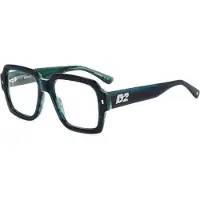 Dsquared2 Herren D2 0148 ZI9 Rahmen von BRILLEN Acetat Grün Quadratisch Normal