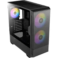 Antec NX416L, Midi Tower, PC, Schwarz, ATX, ITX, micro ATX, Kunststoff, Stahl, Gaming