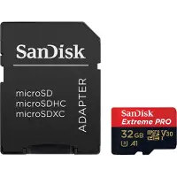 SanDisk Extreme PRO microSDHC 32 GB 100 MB/s A1 C10 V30 UHS-I