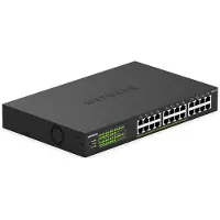 Netgear GS324P, Unmanaged, Gigabit Ethernet (10/100/1000), Vollduplex, Power over Ethernet (PoE), Rack-Einbau, 1U