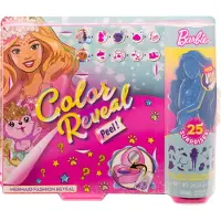 Barbie Color Reveal Puppe & Haustier, Fantasy Fashion Meerjungfrau