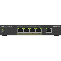 Netgear GS305Pv3, Unmanaged, Gigabit Ethernet (10/100/1000), Vollduplex, Power over Ethernet (PoE), Wandmontage