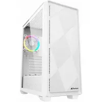 Sharkoon VS8 RGB, Midi Tower, PC, Weiß, ATX, micro ATX, Mini-ITX, Gehärtetes Glas, 15,8 cm