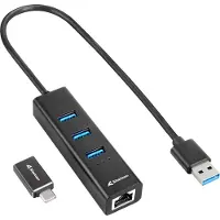 Sharkoon 4044951037575, Kabellos, USB 3.2 Gen 1 (3.1 Gen 1) Type-C, Schwarz, USB 3.2 Gen 1 (3.1 Gen 1) Type-A, Aluminium, ChromeOS