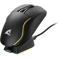 Sharkoon SKILLER SGM50W, Gaming-Maus, (inkl. Ladestation)