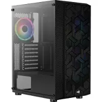 Aerocool Hive ARGB v1 (schwarz, Tempered Glass)