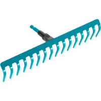 Gardena combisystem-Rechen, 16 Zinken, 41 cm breit