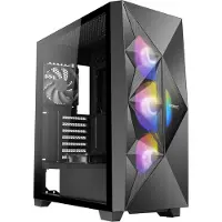 Antec DF800 FLUX, Midi Tower, PC, Schwarz, ATX, micro ATX, Mini-ITX, Kunststoff, Stahl, Gaming