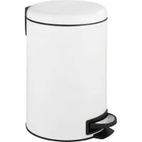 Wenko Treteimer Leman Easy Close Weiß 12 L