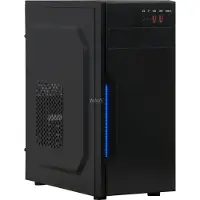 Inter-Tech B-42, Midi Tower, PC, Schwarz, ATX, micro ATX, 15 cm, 35 cm