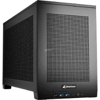 Sharkoon REBEL C20 RGB ITX, PC, Schwarz, Mini-ITX, Metall, Gaming, 17,5 cm