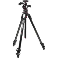 Manfrotto MT055CXPRO3 Set inkl. MHXPRO-3W Neiger und Move QR-System