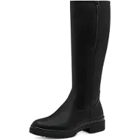 Tamaris Damenschuhe Schlupfstiefel Schaftstiefel Schwarz Freizeit, Schuhgröße:37 EU