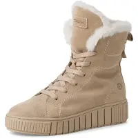 Tamaris Damen Stiefeletten 1-26216-43 400 Farbe: Beige Größe: 37