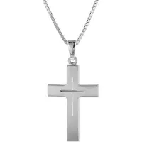 Trendor 60712 Kreuz mit Kette 925 Sterlingsilber