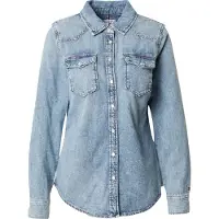Tommy Hilfiger Jeanshemd WW0WW43730 Blau Slim Fit