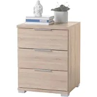 Die Möbelfundgrube Nachttisch Sonoma Eiche 46 cm x 42 cm - UNIVERSAL