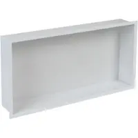 Plieger Inbox Inbouwnis - Met Flens - RVS - 60x30x7.5cm - Wit