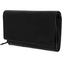 Mustang Leder Geldbörse Udine Wallet with Flap Black schwarz