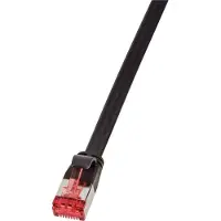 Logilink CF2103S, 15 m, Cat6, U/FTP (STP), RJ-45, RJ-45, Schwarz
