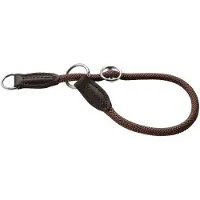 Hunter - T-Collar Freestyle - Hundehalsband Gr Halsumfang max. 35 cm - Ø 8 mm braun