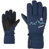 Ziener Handschuhe Lailla-Z AS Glove Junior Girls in Dunkelblau | Gr.: 4,5