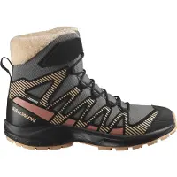 Salomon Kinder Stiefel SHOES XA PRO V8 WINTER CSWP J Pewter/Bla