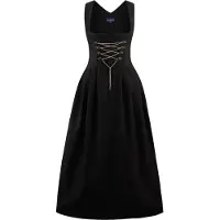 Stockerpoint Langes Dirndl "Amber" in schwarz | Gr.: 34