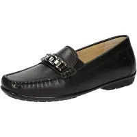 Sioux Cortizia-727-H Slipper in Übergrößen Schwarz67745 große Damenschuhe, Größe:39