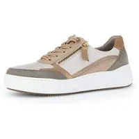 Gabor Damen Schnürschuhe sportlich beige Gr. 5