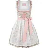 Stockerpoint Dirndl "Siloh" in Hellgrau/ Rosa - 44