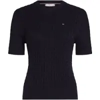 Tommy Hilfiger Pullover WW0WW41787 Schwarz Regular Fit