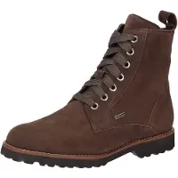 Sioux Stiefelette "Merdit-733-TEX-WF-H", Damen, Gr. 39 (UK 5 1/2), braun (dunkelbraun), Obermaterial: 100% Lammveloursleder LAVL. 100% Gummi rubber., Schuhe Stiefelette
