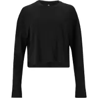 Athlecia Bluse Offner W L/S Tee EA233340 Schwarz Regular Fit