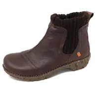 El naturalista für Damen. 2NE233120005_012 Stiefelette Ne23 Natural Grain Braun Braun (38), Leder, 3 bis 5 cm, Keine, Lässig