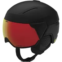 Giro Skihelm Orbit Spherical Unisex Matte Black Vivid Ember-L