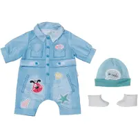 Baby Born Deluxe Puppenkleidung Jeansoverall 43 cm