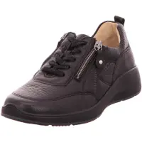Waldlaufer Schnürhalbschuhe in schwarz, Gr. 6.5