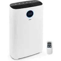 DS Produkte N8WERK Luftreiniger 6-fach-Filtersystem H14 Filter Allergiker filtert Pollen Staub Bakterien etc. App-Steuerung UVC- Licht Raumgröße bis zu 50 m²