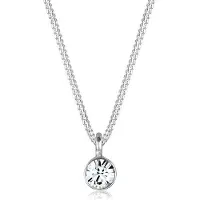 Elli Halskette 925 Sterling Silber Kreis in Silber | Gr.: 55 cm