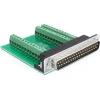 DeLOCK 65320, Sub-D 37, Schwarz, Grün, Silber, 69,3 mm, 69,7 mm, 16,1 mm, 1 Stück(e)