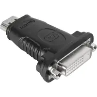 Goobay A 323 (HDMI 19pin M/DVI-D 24+1pin F), 19 HDMI M, DVI-D (24+1) F