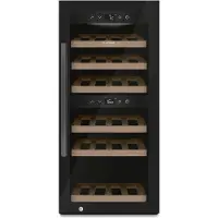 Caso WineExclusive 24 Smart, Weinkühler mit Kompressor, Freistehend, 24 Flasche(n), 60 W, G, Schwarz