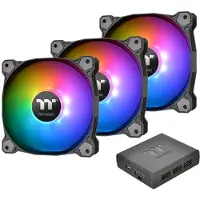Thermaltake „Wentylator Pure Plus14 RGB 3-pack + Hub“ (CL-F064-PL14SW-A)