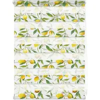 Lichtblick Duo Rollo Klemmfix, ohne Bohren, blickdicht, Limone - Gelb Grün 45 cm x 150 cm (B x L)