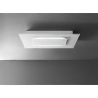 Falmec Deckenlüfter Aura, 120 cm, Glas weiß gerade, Umluft 101560