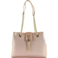 Valentino Schultertasche Divina Lady Shoulder Bag S Rosa Metallizato