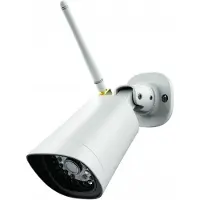 KlikAanKlikUit IPCAM-3500, IP-Sicherheitskamera, Draußen, Kabellos, Wand, Weiß, Patrone (Form)