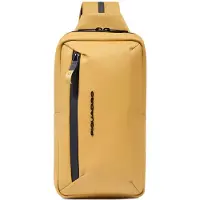 Piquadro Corner 2O Mono Sling Bag Yellow