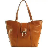 The bridge Schultertasche Erica Shopping Bag Cognac Oro